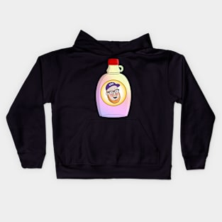 Rainbow Platinum Waffle Sauce Kids Hoodie